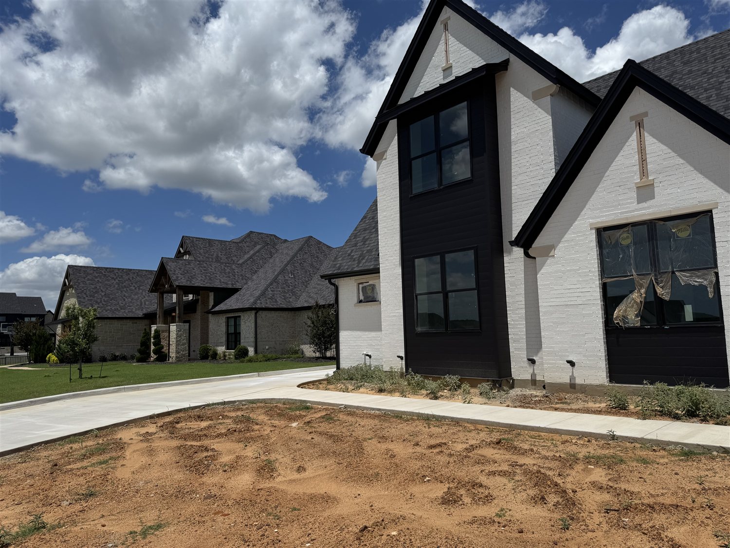Custom estate home exterior